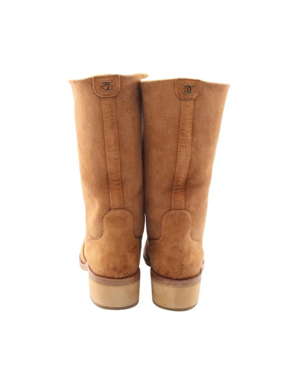 Chanel Brown Short Boots